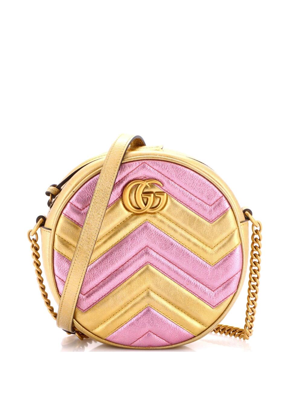 Gucci Gg Marmont Round Shoulder Bag #340100G12B
